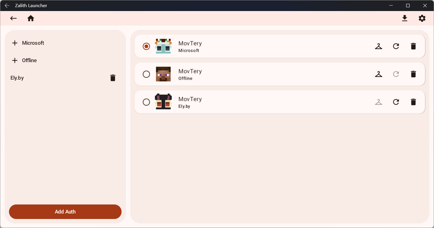 Ely.by Account Added